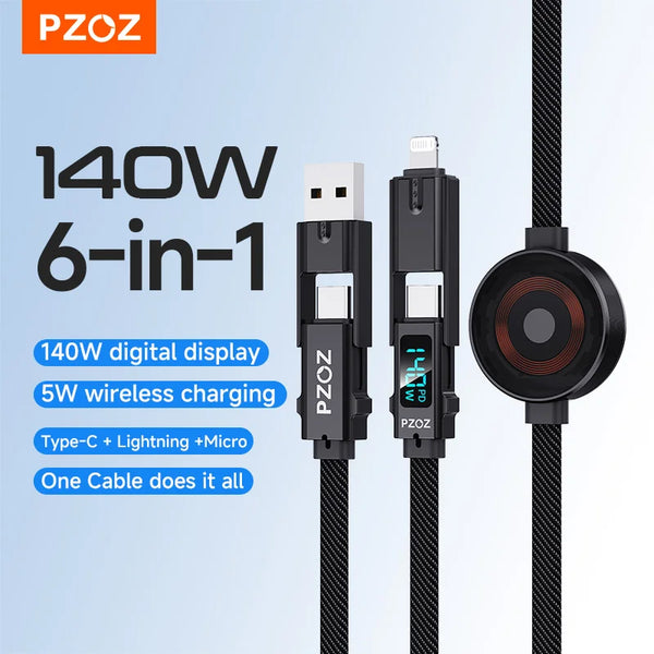 PZOZ For usb type c to lightning typec micro phone charging cable Apple watch Ultra 4/3/2 iWatch Series 12 11 10 9 8 7 SE cable