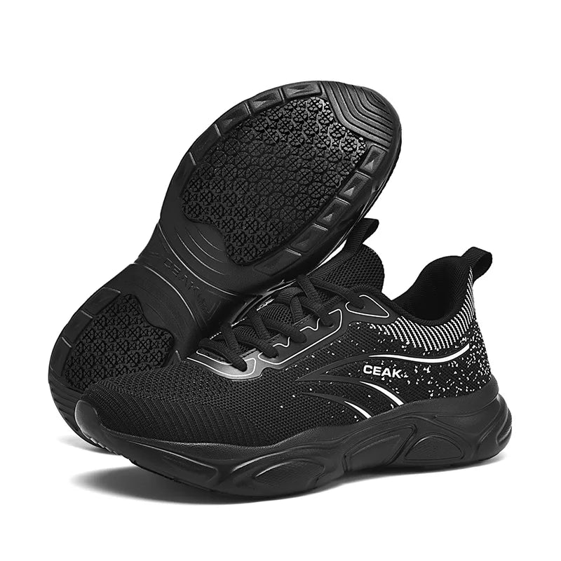 Men's light casual sneakers Four seasons soft sole breathable non-slip comfort youth outdoor walking speed running sports shoes