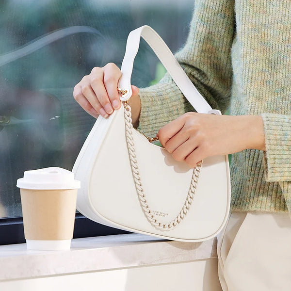 Semir Armpit Bag Women 2024 New Gentle French Style Single Shoulder Bag Fashion Texture Crossbody Bag Handbag