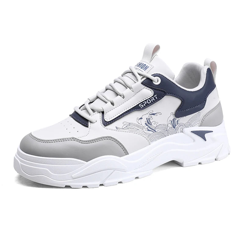 Men's high-quality thick-sole casual shoes Four Seasons Soft-sole Comfort Outdoor Walking Board Shoes Youth Fashion Flat Shoes