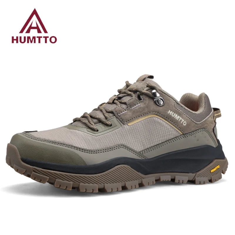 HUMTTO Hiking Shoes for Men Breathable Non-slip Winter Outdoor Sneakers Men's Luxury Designer Water-resistant Man Trekking Shoes