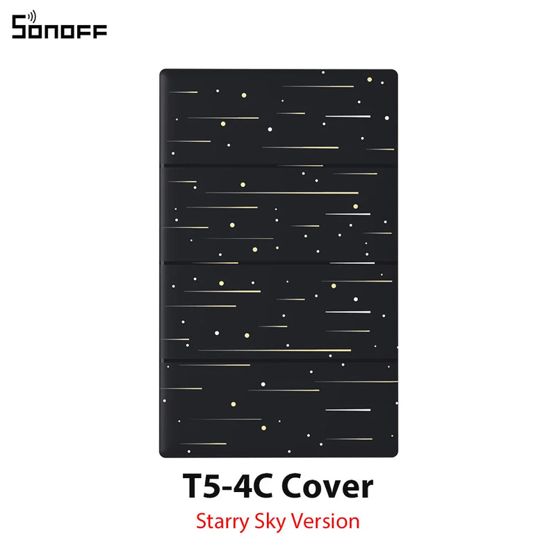 SONOFF TX Ultimate WiFi Smart Wall Touch Switch T5-120 Cover Easy Replaceable Stylish Cartoon Star Version to Choose