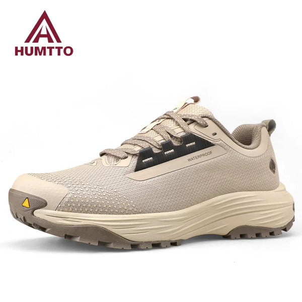 HUMTTO Outdoor Hiking Shoes Men's Breathable Non-slip Mountain Trail Running Sneaker for Man Wear-resistant Trekking Shoes Men