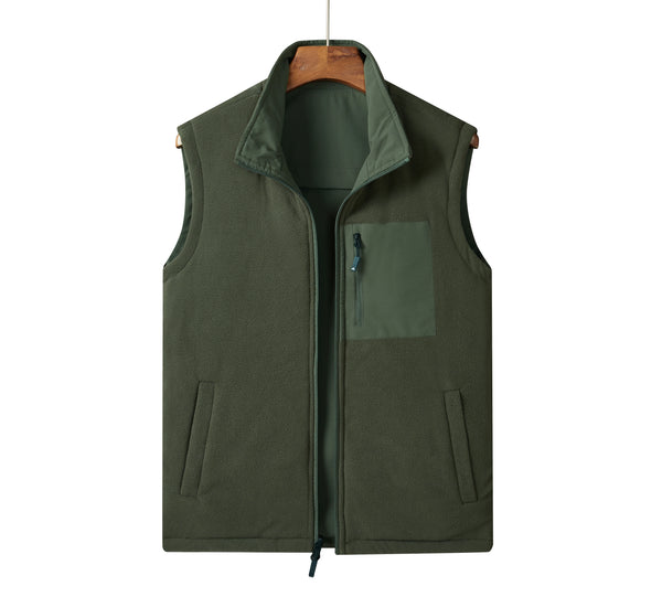 Multi-pocket outdoor suit vest coat custom logo10 Colors Casual vest winter warm sleeveless vest jacket 2025 Autumn/Winter