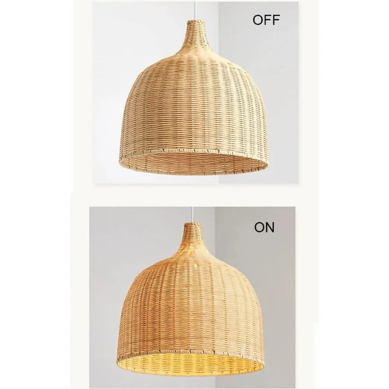 ចង្កៀង ឫស្សី ធ្វើ ដោយដៃ ទំហំ 26/35/45/60 សង់ទីម៉ែត្រ E27 ចង្កៀងពិដាន ឫស្សី រចនា បែប បូហូ បែប ណ័រឌីក បន្ទប់គេង ភោជនីយដ្ឋាន បន្ទប់តែ ផ្ទះបាយ កោះ