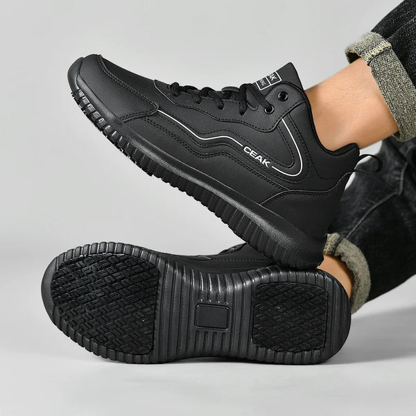 Hotel Chef Shoes Four Seasons Non-Slip Waterproof Oil-Proof Kitchen Work Shoes Light Breathable Outdoor Men's Walking Sneakers