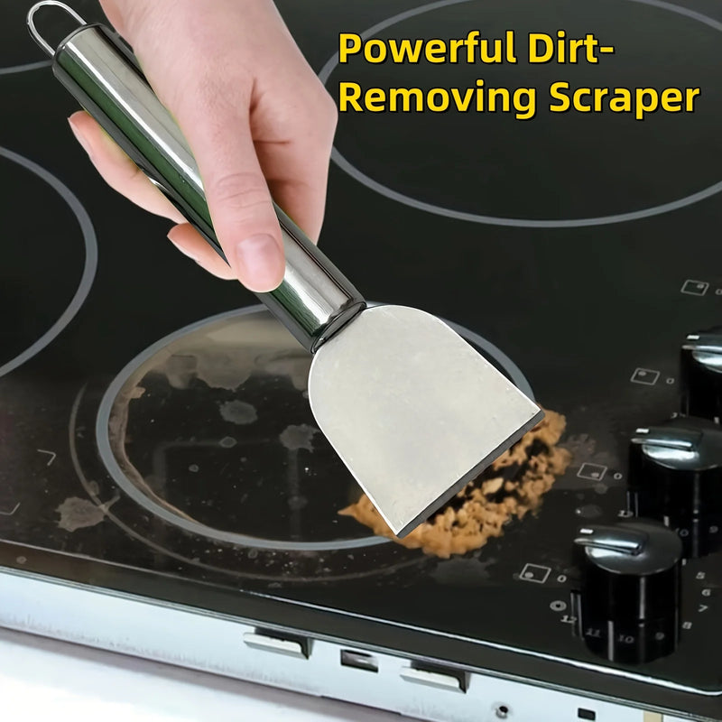 Versatile cleaning scraper Durable metal stainless steel glue remover Snow shovel for kitchen, bathroom and home use