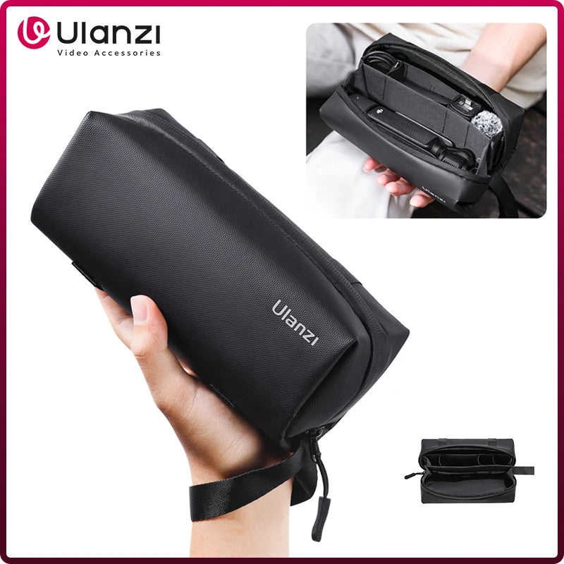 កាបូប Ulanzi PK-04 សម្រាប់ DJI Osmo Pocket 3 ប្រអប់ផ្ទុកការពារការធ្វើដំណើរ ឧបករណ៍រក្សាលំនឹង Gimbal ដៃ កាបូបថតរូបកាមេរ៉ា