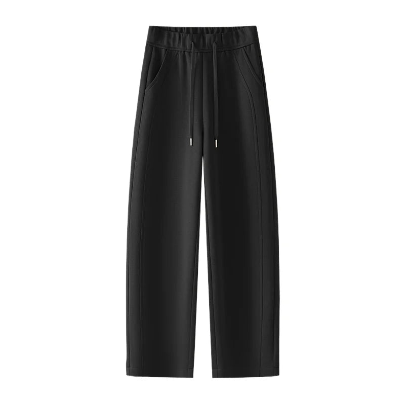 2026 Narrow Version of The Wide-leg Sweatpants Women 2025 New High-waisted Drape Loose Casual Pants Drape Thin Straight Pant