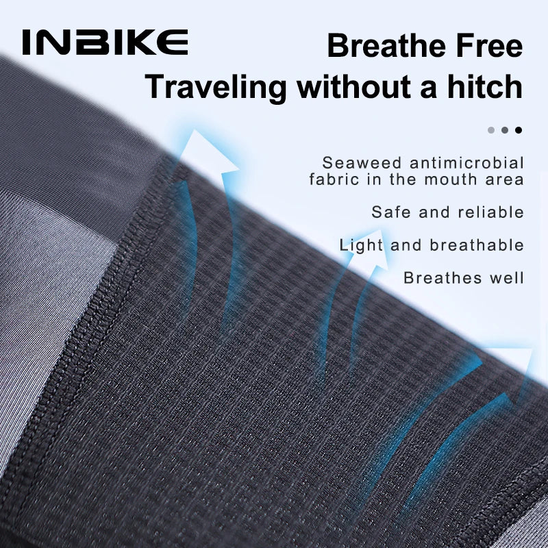 INBIKE Summer Cycling Mask UV Sun Protection Full Head Mask Face Cooling Neck Gaiter Breathable Face Covering Motorcycle Cycling
