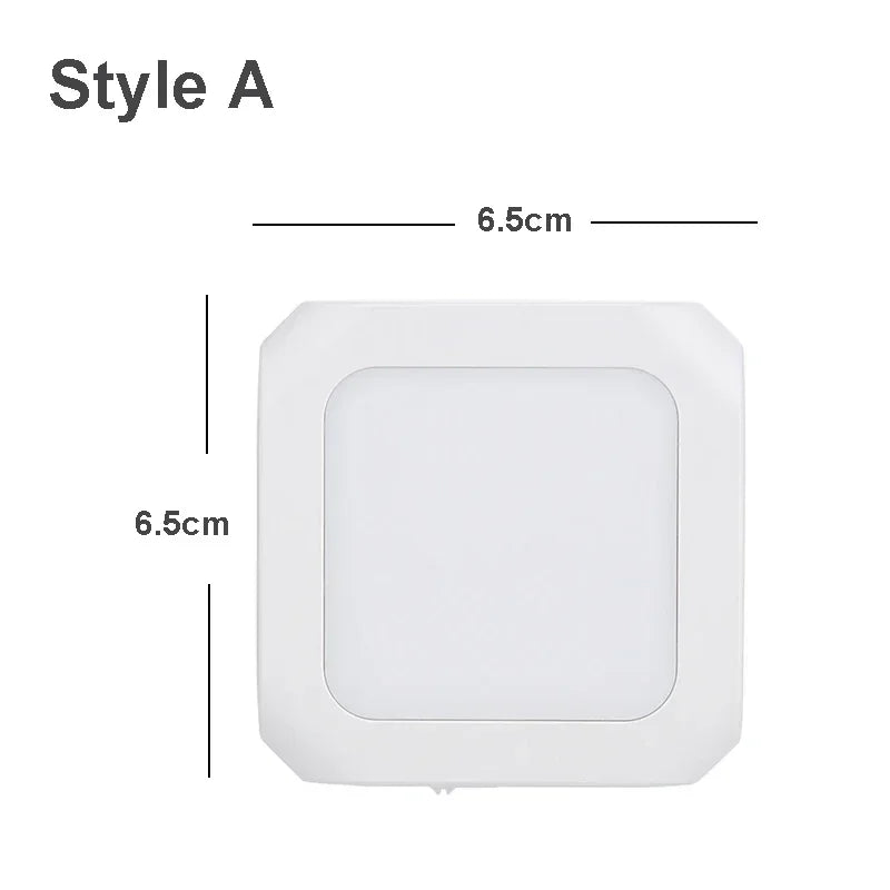 LED Night Lamp Wireless Motion Sensor Light US EU UK AU Plug Sensor Night Lamp Dimmable Lights for Bedroom Corridor Lighting