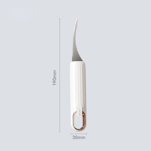 Multifunctional Fast Shrimp Peeler Deveiner Fish Scale Knife Seafood Cutter Shrimp Line Removal Scraping Tools Kitchen Gadgets White