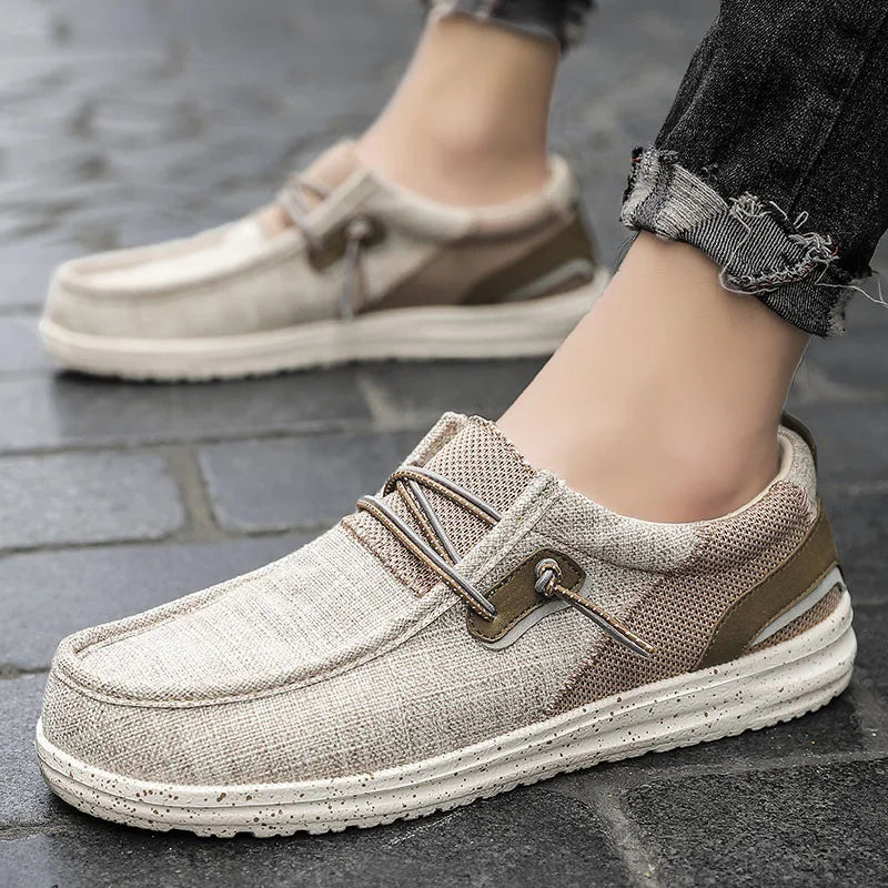 Lightweight Men's Canvas Dude Shoes Casual plus Size 48 49 50 2026 New Dropshipping Available