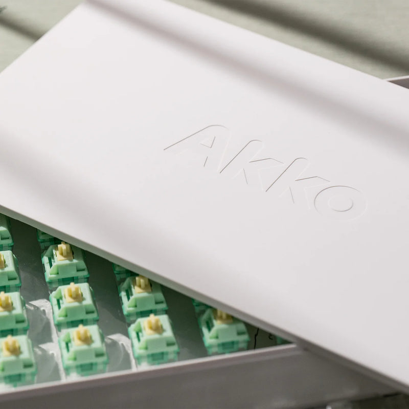 Akko Cilantro Switch 5 Pins 36gf Deep Clack Tactile Switch Factory Lubed Compatible with Cherry MX Mechanical Keyboard (45 pcs)