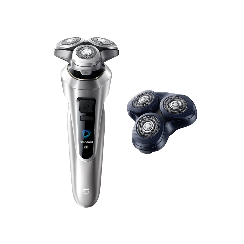ម៉ាស៊ីនកោរសក់អគ្គិសនី MIJIA Pro – សោររាងជារង្វង់ពីរ, ក្បាលអណ្តែត 360°, អេក្រង់ពណ៌ឆ្លាតវៃ, ការពារទឹក និងស្ងួត IPX8, រន្ធ USB-C, ឡាមកោរសក់ប្រើថ្មបានយូរ
