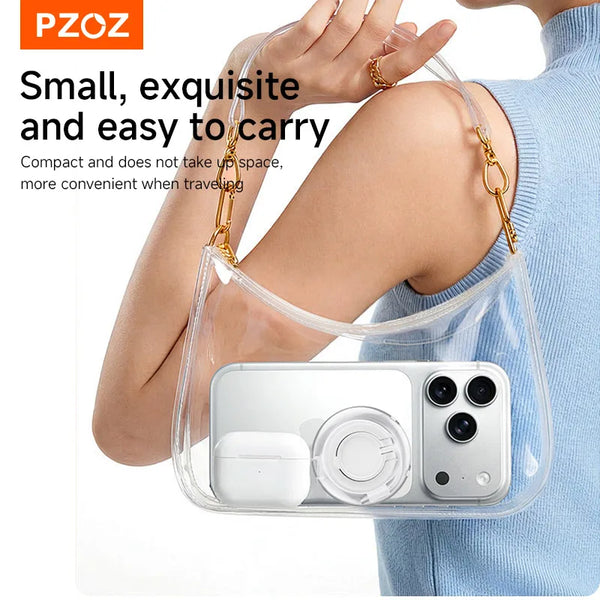 PZOZ storage box For Apple Watch Ultra 3 2 Series S11/10/9/8/7/6/5/SE Watch Charging stand dock Type‑C USB cable organizer Case