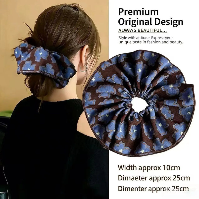 Maruko Large Intestine Hair Hoop 2026 New Sensation Head Flower Disc Hair Artifact Head Rope Advanced Intesti