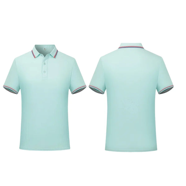 Antibacterial high-end casual business 210g Polo shirt, collar T-shirt, company Logo printed, sales staff uniform, customizable
