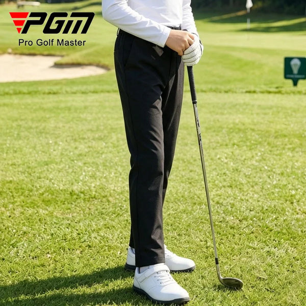 PGM Children's Golf Apparel Boys' Summer Pants Elastic Waistband Soft Sports KUZ219