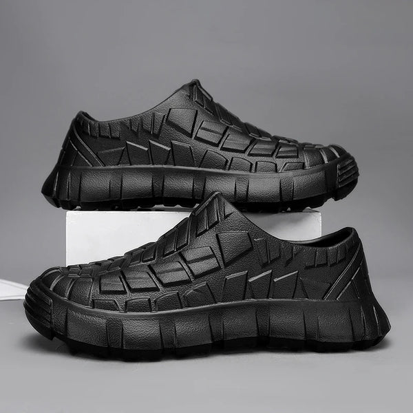 Hotel Chef Shoes Four Seasons New Waterproof Non-Slip Oil-Proof Kitchen Work Shoes Men's Fashion Casual EVA Outdoor Walking Shoe