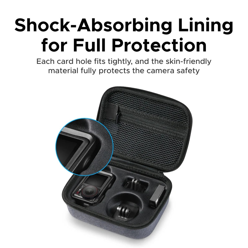 UGREEN Camera Bag for DJI Osmo Action 5 Pro/4/3 Sports Camera Carrying Case Protective Storage Bag Camera Accessories