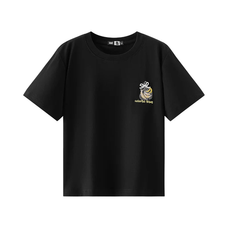 Semir Womens Tshirt 2026 Short Pattern Embroidered Antibacterial Moisture Wicking Quick Dry Casual Soft