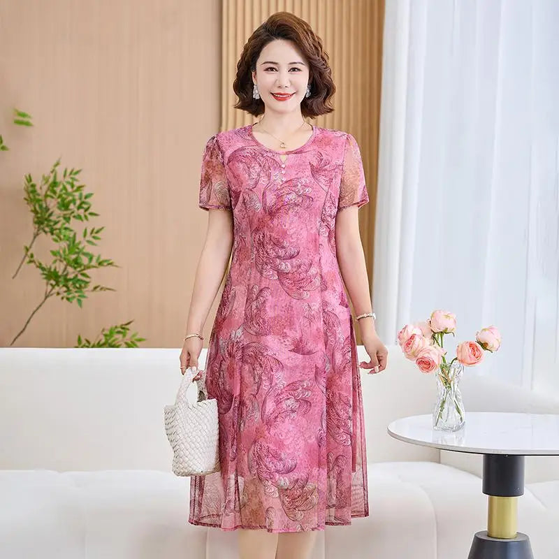 រ៉ូបរដូវក្តៅផ្កាឆ្នេរខ្សាច់មីឌីសាន់ដ្រេសសម្រាប់នារីបូហូម៉ូដស្រាលធម្មតានិទាឃរដូវកូរ៉េឆើតឆាយប្រណីតពិធីបុណ្យអាវផាយ