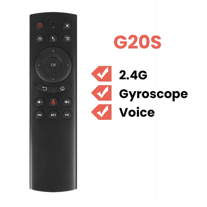 Transpeed G20spro BT Wireless Remote Control Air Mouse with IR Learning Gyros G20S