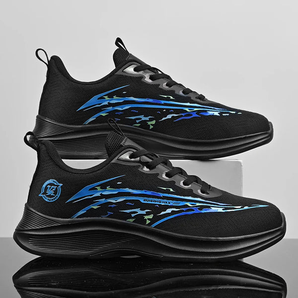 Plus Big Size 49 50 51 52 Men Ultra Light Gradient Mesh Sneakers Breathable Soft Cushion Athletic Running Walking Sports Shoes