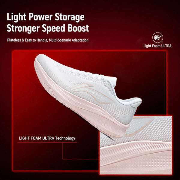 ស្បែកជើងរត់ប្រណាំង Li-Ning សម្រាប់នារី RED HARE 9 Racing មានស្នោស្រាល មានខ្យល់ចេញចូលបានល្អ ស្បែកជើងហ្វឹកហាត់ Lining ការពារការរអិល ARPW004