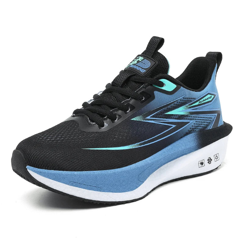 Men's lightweight casual sneakers Four seasons new breathable soft-sole outdoor racing running shoes students speed sports shoes
