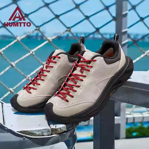 HUMTTO Anti-slip Hiking Shoes Designer Walking Sneaker for Men Outdoor Sports Shoe Breathable and Wear-resistant Trekking Boots