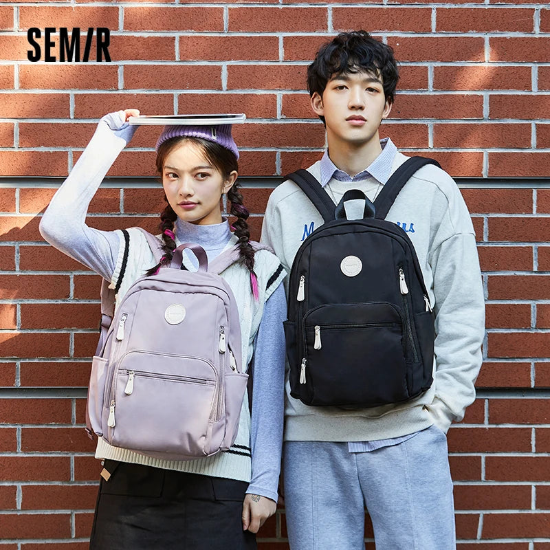 Semir Lightweight Bag Backpack Unisex 2025 Neutral Trendy College HighSchool Travel Casual Durable