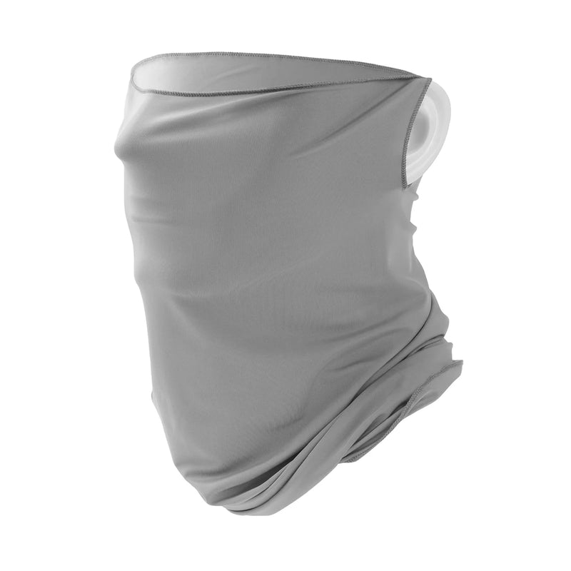 WRELS Breathable Sun Protection Face Mask Ice Silk Sunscreen Mask Outdoor Cycling Face Cover Solid Color Neck Wrap UV Protection