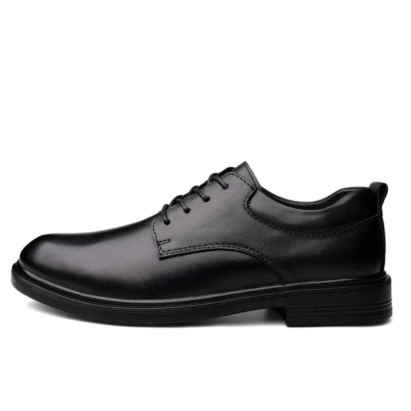 Men's Genuine Leather Oxford Dress Shoes Business Formal Office Wedding Lace-Up Black For Gentleman Plus Big Size 49 50 51 52 53