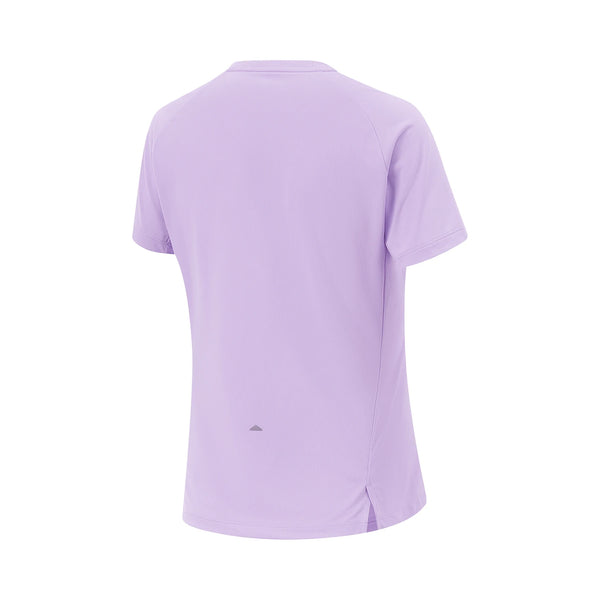 អាវយឺតកីឡារត់សម្រាប់នារី Li-Ning ធ្វើពីប៉ូលីអេស្ទ័រ AT AIR មានខ្យល់ចេញចូលបានល្អ ស្ងួតលឿន អាវយឺតលីនីង ឆ្លុះពន្លឺ ATSV088