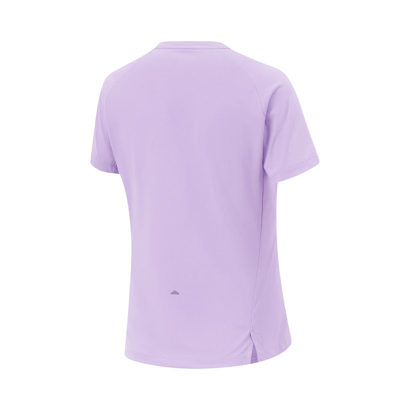 អាវយឺតកីឡារត់សម្រាប់នារី Li-Ning ធ្វើពីប៉ូលីអេស្ទ័រ AT AIR មានខ្យល់ចេញចូលបានល្អ ស្ងួតលឿន អាវយឺតលីនីង ឆ្លុះពន្លឺ ATSV088