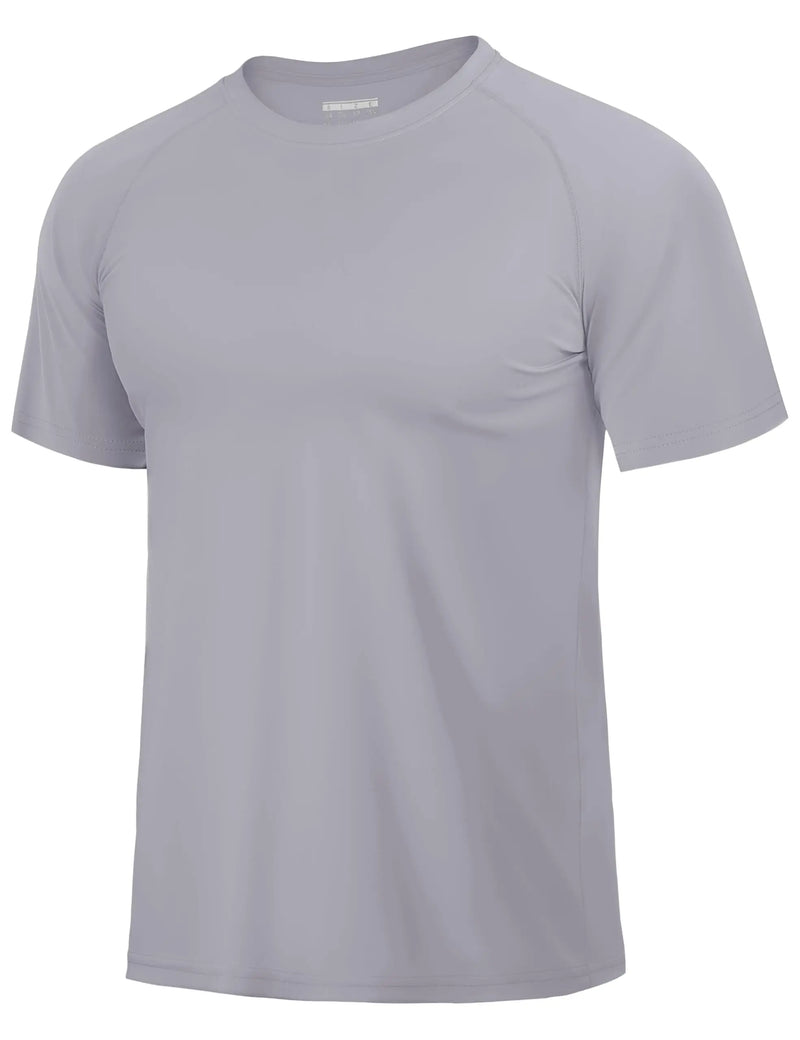 TACVASEN UPF 80+ Sun Protection T-shirts Men's Quick Dry Short Sleeve Athlectic T Shirts Hiking Running Swim T-shirts Tee Tops