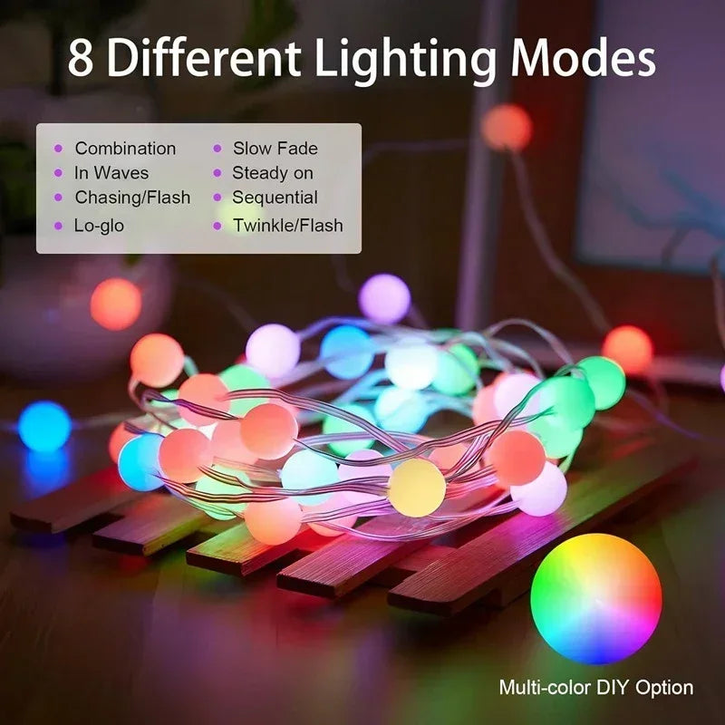 ភ្លើង LED ការពារទឹក IP65 ដើរដោយថាមពល USB ពណ៌សុបិន ចង្កៀងខ្សែពណ៌ប្រាក់ដែលអាចបត់បែនបាន ជាមួយមុខងារកំណត់ពេលវេលា