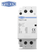 TOMZN TOCT1 2P 40A 63A 220V/230V 400V~ 50/60Hz កុងតាក់ AC សម្រាប់ប្រើប្រាស់ក្នុងផ្ទះ 2NO 1NO1NC 2NC