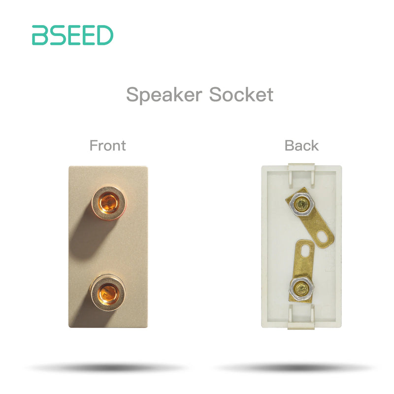 BSEED Wall Socket Internet Cat6 Parts Plastic Frame USB Type-C Charge Port TV HDMI Interface DIY Function Part Free Combination
