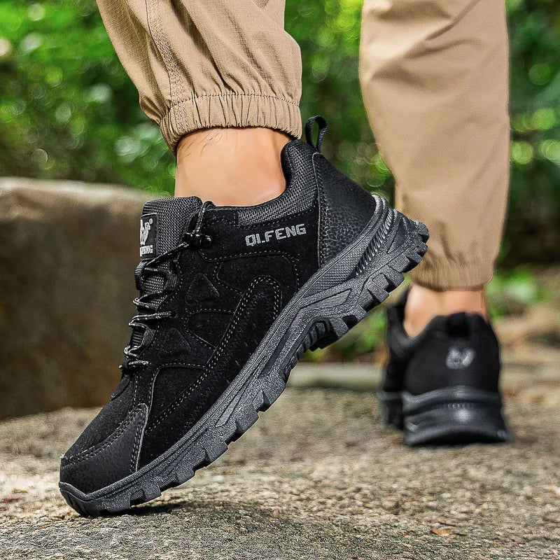 Men's off-road hiking sneakers four season Non-slip comfort outdoor casual walking shoes fashion plus size sports running shoes