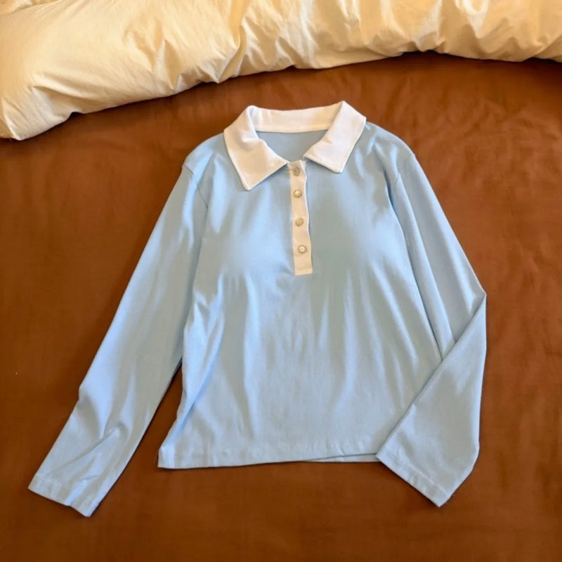 Long Sleeve Tops with Pants Pajamas Nightwear for Woman 2 Pieces Home Wear Clothes for Ladies Sleepwear Suit Loungewear Pyjama