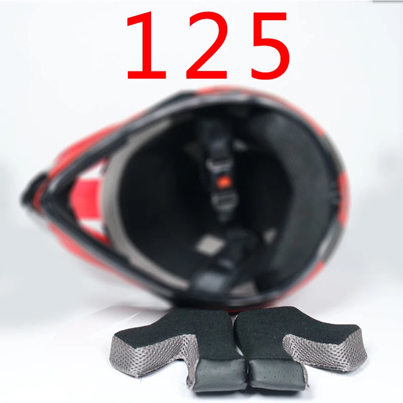Special link for sponge pad of WLT-125 model off-road helmet