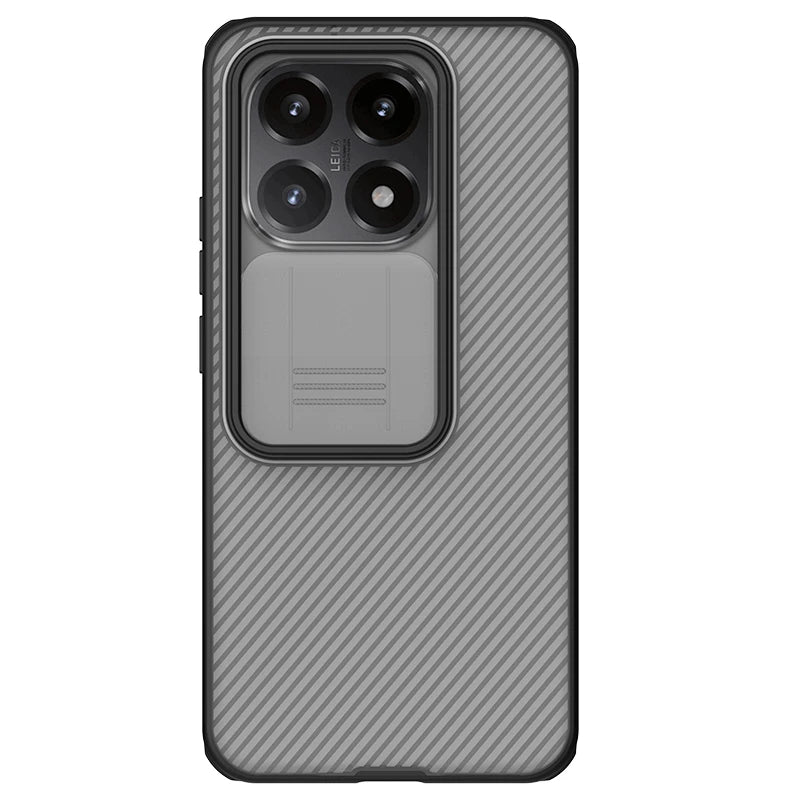 NILLKIN For Xiaomi 15T Pro Case CamShield Pro Sliding Camera Protection TPU PC Hard Back Cover for Xiaomi 15T Transparent Case