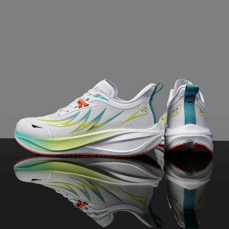 Men's racing running shoes four seasons soft-sole comfort breathable casual sneakers fashion students light speed sports shoes