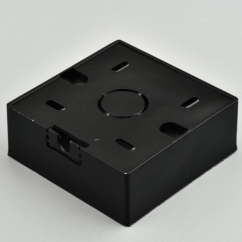 Depoguye For wall switch socket external mounting box, 86mm*86mm socket cable box white gold gray black