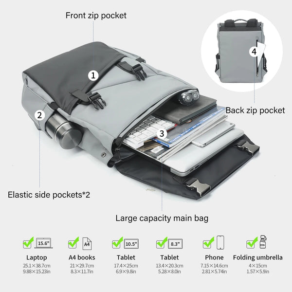 Tigernu Fashion Backpack Men Korean Style Laptop Backpack Waterproof Backpack Bags Male Business Backpacks Travel Bags Knapsack