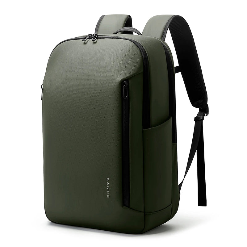 BANGE New Casual Multi-Pockets Big Capacity Daily 15.6inch Laptop Light Waterproof For Business Trip Roomy Men Backpack with YKK