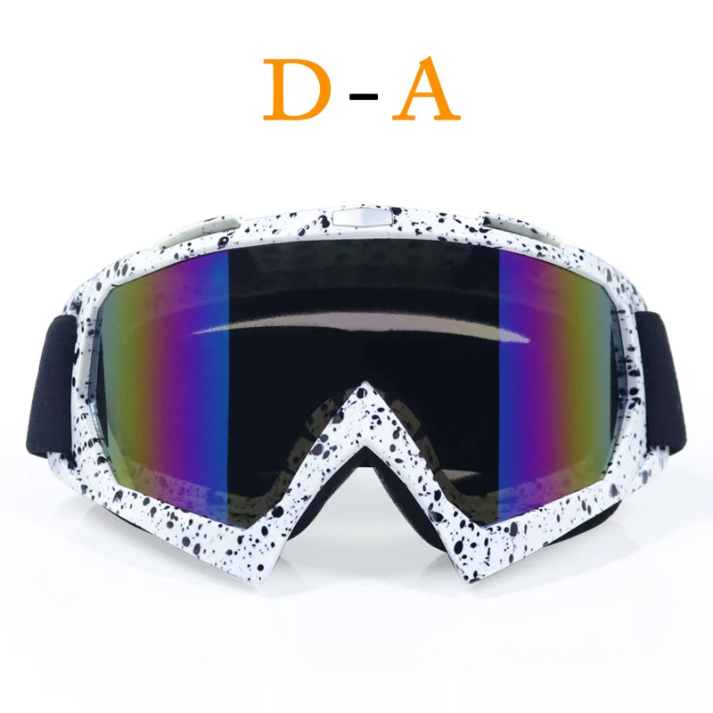 Adult  Motocross Goggles Motorcycle goggles Glasses ATV Clear Lens Ski Helmet Googles Off-road for Kawasaki Oculos Gafas